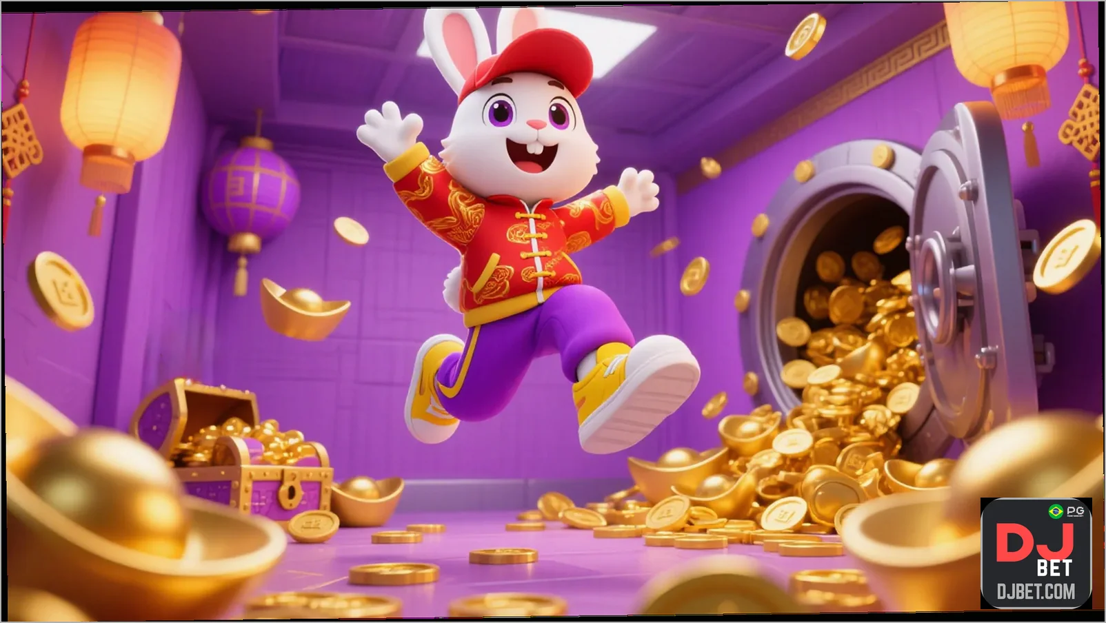 Alt: Bônus imperdíveis para slots no DJBet, seu site de apostas.